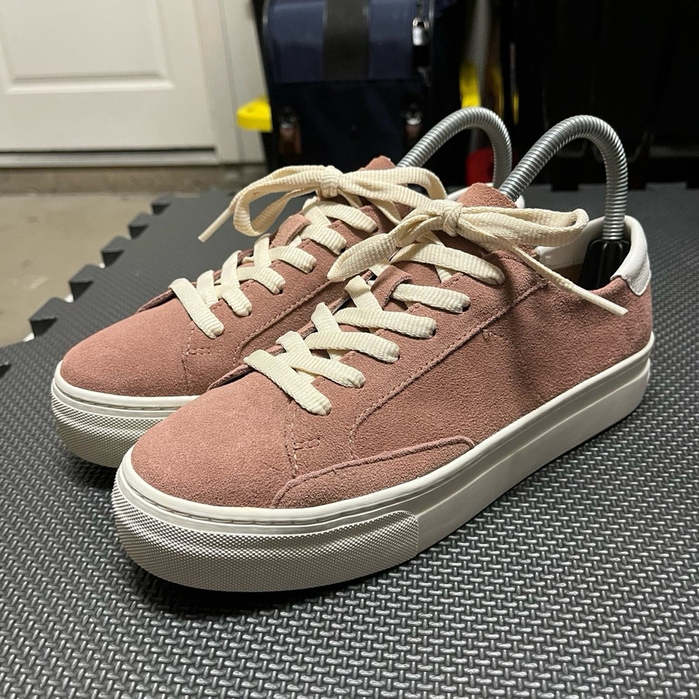 Soludos The Ibiza Platform DUSTY ROSE sneaker New Womens size 6 - Picture 3 of 9